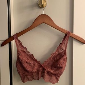 Soma geo lace plunge bralette